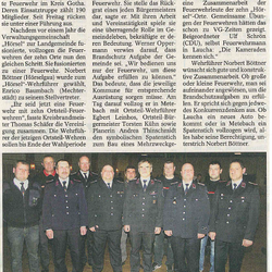 Jahreshauptversammlung der Feuerwehr am 16.11.2012 [(c): Quelle: TLZ]